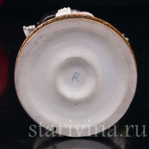 Ангелочек с колесной лирой, Volkstedt, Германия, 1804-1815 гг