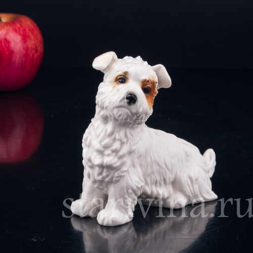 Статуэтка собаки из фарфора Собака, Karl Ens, Германия, 1920-30 гг.