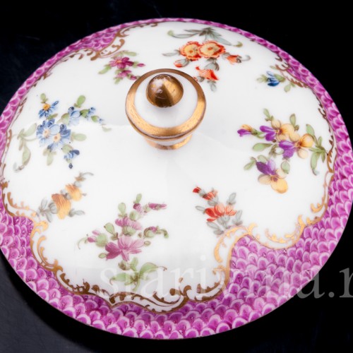 Парные вазы с крышками, Дрезден, Германия, 19 в