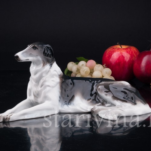 Лежащая борзая, Rosenthal, Германия, пер. пол. 20 в