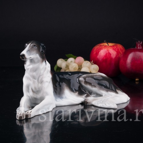 Лежащая борзая, Rosenthal, Германия, пер. пол. 20 в