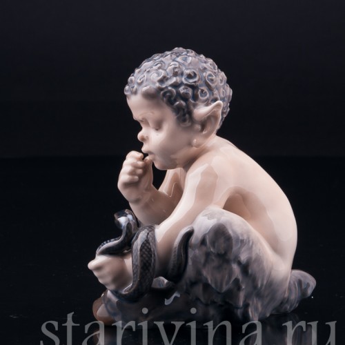 Фавн со змеей, Royal Copenhagen, Дания