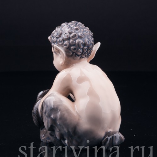 Фавн со змеей, Royal Copenhagen, Дания