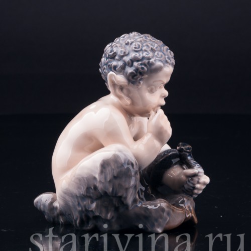 Фавн со змеей, Royal Copenhagen, Дания