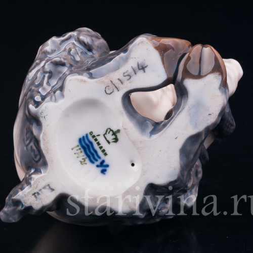 Фавн со змеей, Royal Copenhagen, Дания