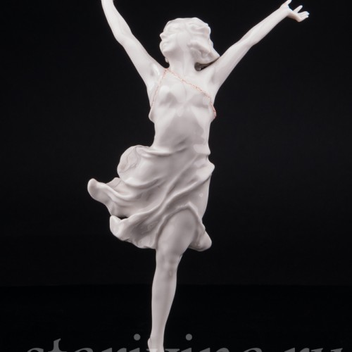 Статуэтка из фарфора Танцующая девушка, Hutschenreuther, Германия, 1938-64 гг.