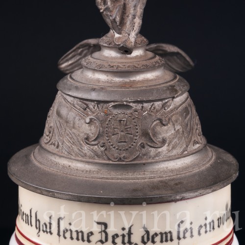 Антикварная Полковая кружка 55-го пехотного полка, Германия, 1905 г.