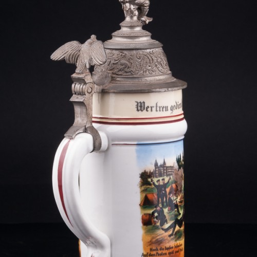 Антикварная Полковая кружка 55-го пехотного полка, Германия, 1905 г.