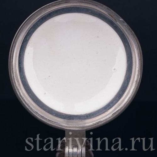 Старинная пивная кружка Ландскнехты, с музыкальной шкатулкой 1/2 л, Villeroy & Boch, Германия, 1910 г.