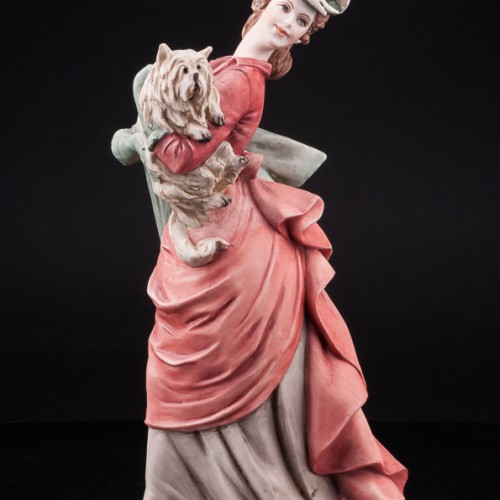 Девушка с болонкой, Bruno Merli, Италия, 1970 гг