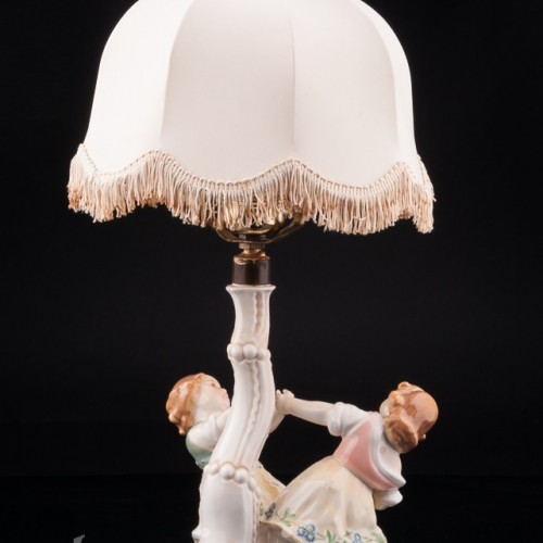 Играющие дети, лампа, Karl Ens, Германия, 1920-30 гг