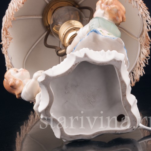 Играющие дети, лампа, Karl Ens, Германия, 1920-30 гг