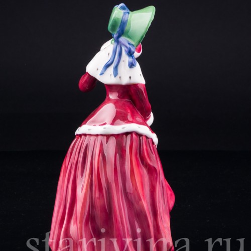 Девушка с муфтой, Royal Doulton, Великобритания, сер. 20 в