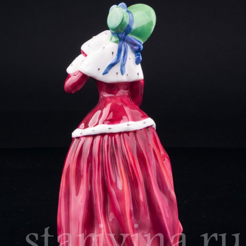 Девушка с муфтой, Royal Doulton, Великобритания, сер. 20 в