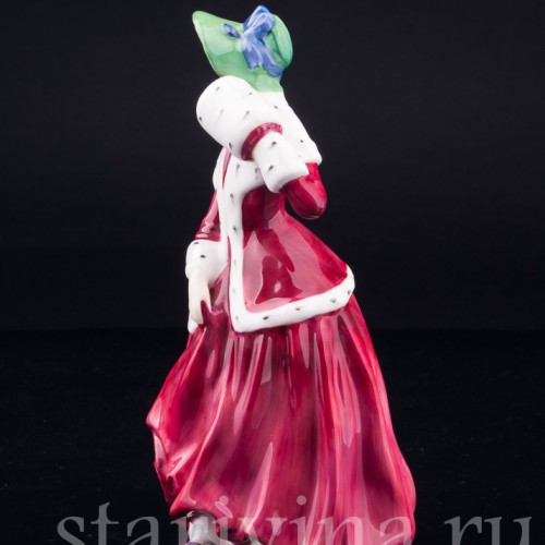Девушка с муфтой, Royal Doulton, Великобритания, сер. 20 в