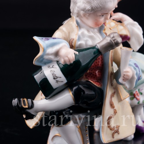 На скамейке, Дрезден, Германия, 1890-1927 гг