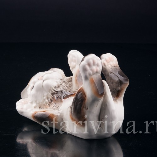 Фигурка из фарфора Играющий котенок, Goebel, Германия, вт. пол. 20 в.