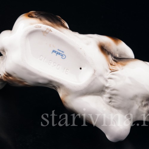 Фигурка из фарфора Играющий котенок, Goebel, Германия, вт. пол. 20 в.