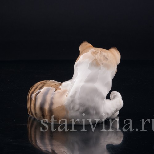 Котенок играющий с мячом, Hutschenreuther, Германия, 1960 гг