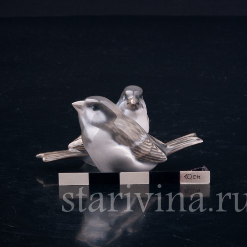 Два воробья, Royal Copenhagen, Дания, 1959 г