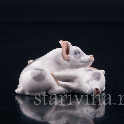 Два поросенка, Royal Copenhagen, Дания, 1966 г