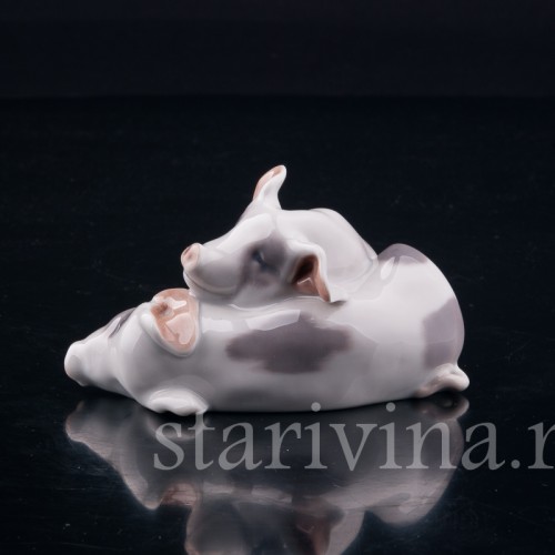 Два поросенка, Royal Copenhagen, Дания, 1966 г