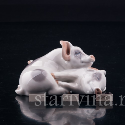 Два поросенка, Royal Copenhagen, Дания, 1966 г