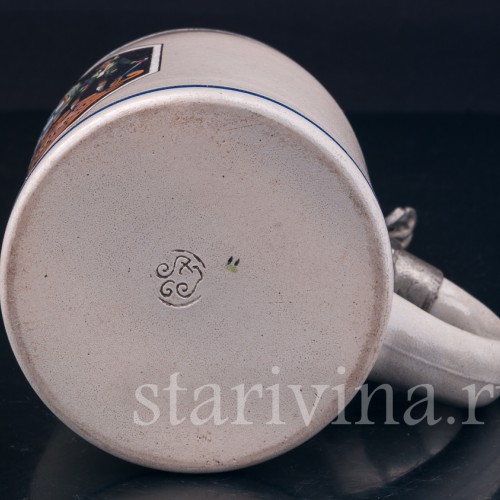 Старинная Кружка Общества Баварских стрелков, Steuler & Co, Германия, пер. пол. 20 в.