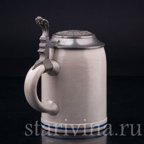 Старинная Кружка Общества Баварских стрелков, Steuler & Co, Германия, пер. пол. 20 в.