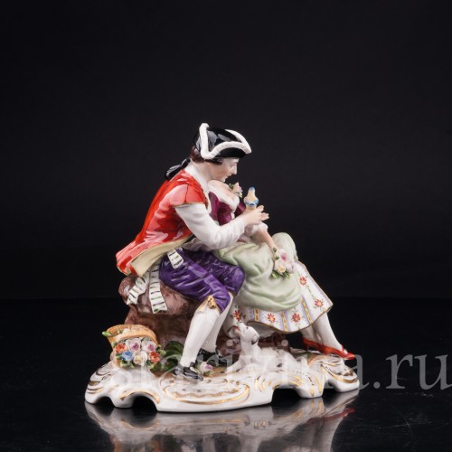 Пара с птичкой, Rudolf Kammer, Германия, вт. пол. 20 в