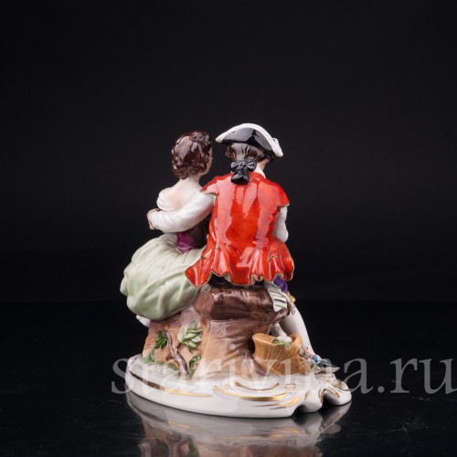 Пара с птичкой, Rudolf Kammer, Германия, вт. пол. 20 в