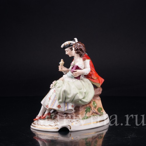 Пара с птичкой, Rudolf Kammer, Германия, вт. пол. 20 в