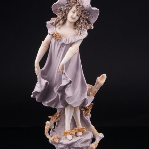 Девочка в шляпке, Ernst Bohne Sohne, Германия, 19 в