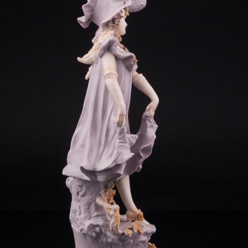 Девочка в шляпке, Ernst Bohne Sohne, Германия, 19 в