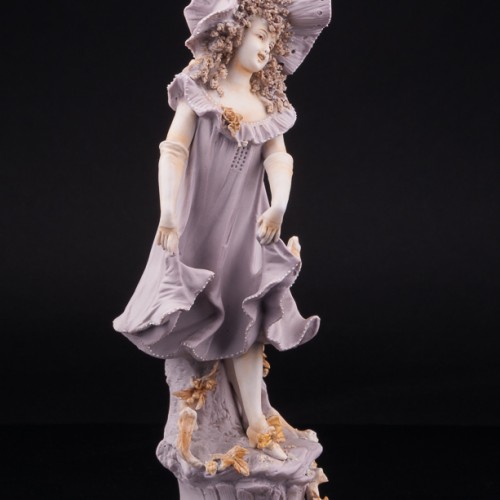 Девочка в шляпке, Ernst Bohne Sohne, Германия, 19 в