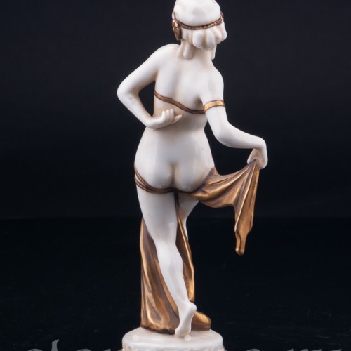 Фигурка из фарфора девушки Восточная танцовщица, E. A. Muller, Германия, нач. 20 в.
