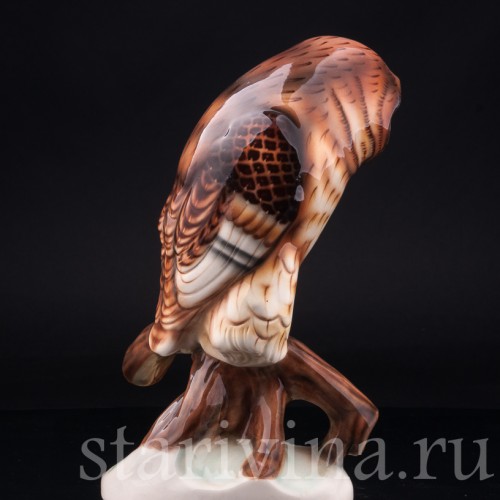 Статуэтка птицы  Сова, Tomasch Siendorf, Австрия, пер. пол. 20 в.