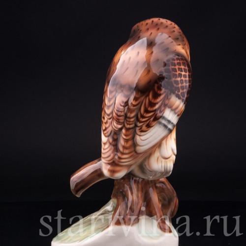 Статуэтка птицы  Сова, Tomasch Siendorf, Австрия, пер. пол. 20 в.