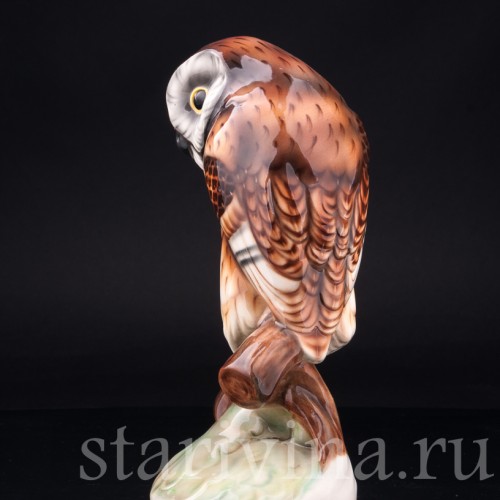 Статуэтка птицы  Сова, Tomasch Siendorf, Австрия, пер. пол. 20 в.