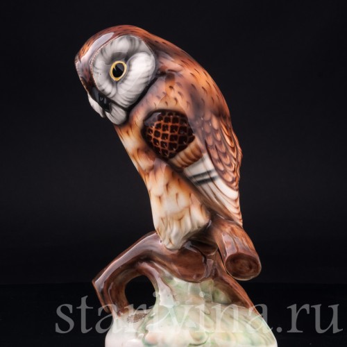 Статуэтка птицы  Сова, Tomasch Siendorf, Австрия, пер. пол. 20 в.