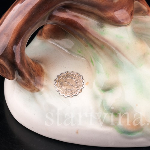 Статуэтка птицы  Сова, Tomasch Siendorf, Австрия, пер. пол. 20 в.