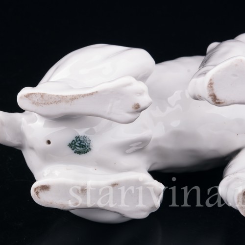 Статуэтка из фарфора Охотничья собака, Pfeffer, Германия, 1934-1942 гг.