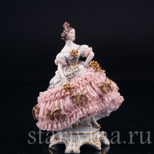 На балу, кружевная, Muller & Co, Германия, 1920-30 гг