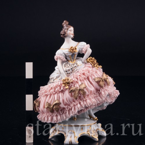 На балу, кружевная, Muller & Co, Германия, 1920-30 гг