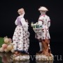 Садовники, пара с цветами, Dressel, Kister & Cie, Германия, 1903-04 гг