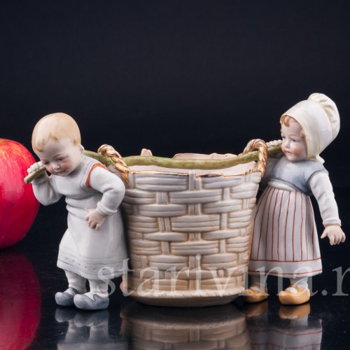 Дети с корзиной, Muller & Co, Германия, 1907-52 гг