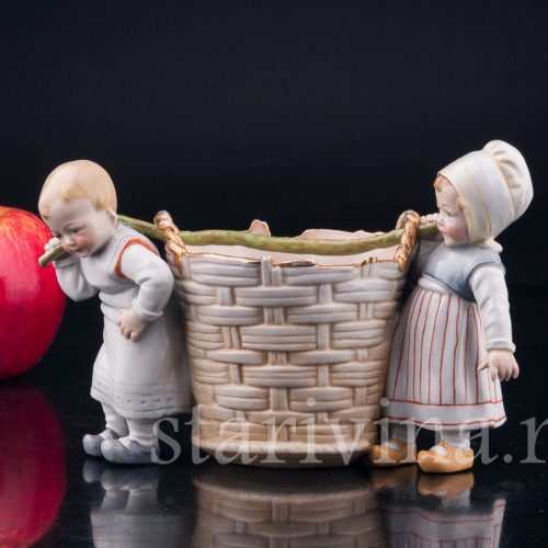 Дети с корзиной, Muller & Co, Германия, 1907-52 гг