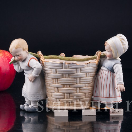 Дети с корзиной, Muller & Co, Германия, 1907-52 гг