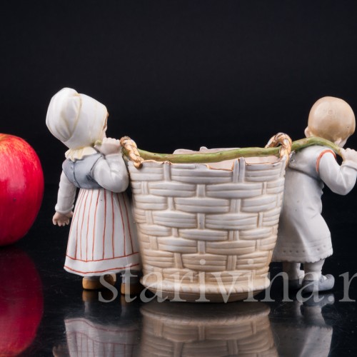 Дети с корзиной, Muller & Co, Германия, 1907-52 гг