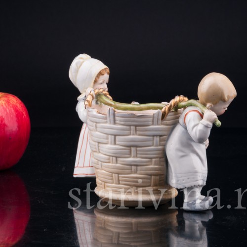 Дети с корзиной, Muller & Co, Германия, 1907-52 гг